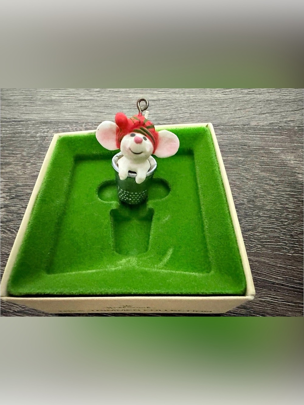 Hallmark Tree-Trimmer Collection mouse ornament Christmas Ornament Vintage